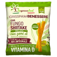 Chlebové tyčinky s semínky slunečnice, dýně a shiitake eco
