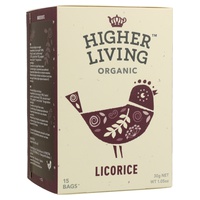 Infusión de Regaliz Bio 15 bolsitas infusoras de 30g - Higher Living | Natural Doctor