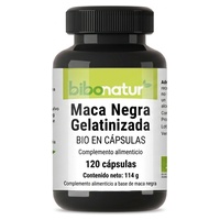 Geleerad svart maca