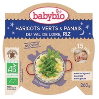 Arroz con chirivía de judías verdes 260 g - Babybio | Natural Doctor