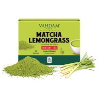 Premix latte istantáneo matcha lemongrass 15 bolsitas infusoras (Matcha) - Vahdam Teas | Natural Doctor