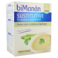 Crema Sustitutiva de Verduras y Espárragos 6 sobres biManán | Natural Doctor