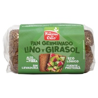 Pão Germinado com Sementes de Linho e Girassol Bio La Finestra sul Cielo
