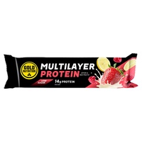 Lågsocker multilagerstång med röda bär och citron