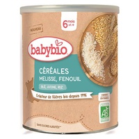 3 cereales y plantas - bálsamo de limón hinojo 220 g de polvo - Babybio | Natural Doctor