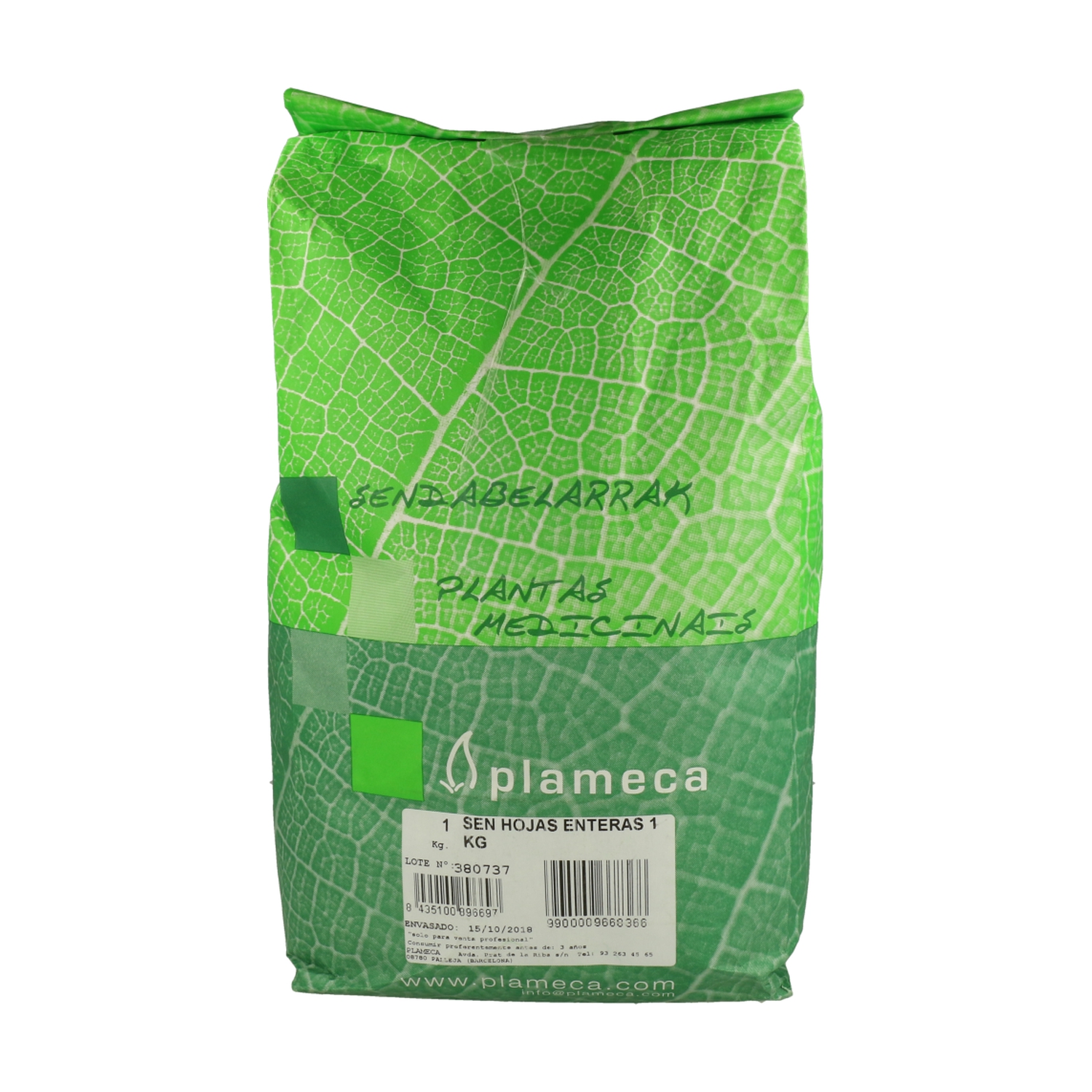 Hierba de Sen Hoja Entera 1 kg de Plameca Naturitas