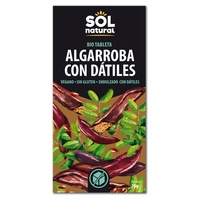 Veganská karobová čokoláda s datlemi bio