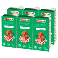 Bebida de amêndoa bio 6 unidades de 1L - Ecomil