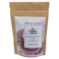 Chocolate amargo cru vegan 77% com alcaçuz e rosa 40 g - Nuna