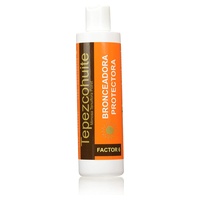 Leche bronceadora factor 6