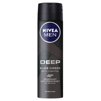 Deodorant ve spreji pro muže deep black carbon