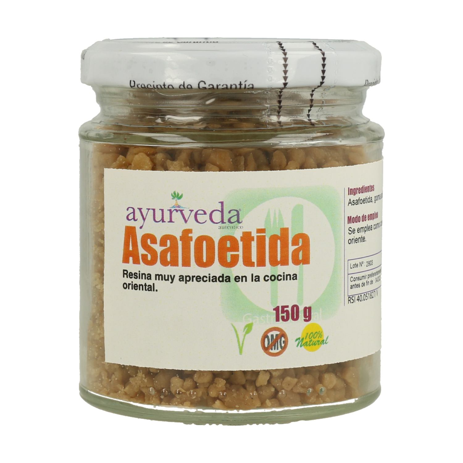 Asafoetida 150 g de Ayurveda Naturitas
