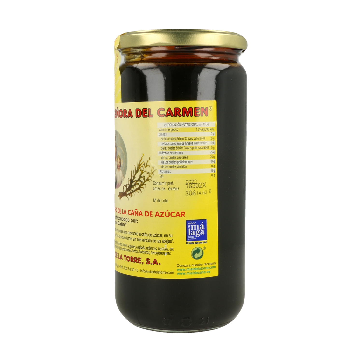 Miel de Caña 920 g de Nostra Senyora Carme Naturitas Miel de Caña 920 g de Nostra Senyora Carme Naturitas