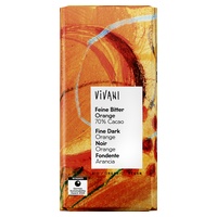 70% hořká čokoláda s bio pomerančem