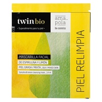 Obaly na masku s spirulinou a citronem