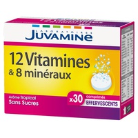 12 vitaminas + 8 minerales 30 tabletas efervescentes - Laboratoires Juvamine | Natural Doctor