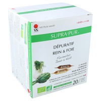 Supra'Pur Depurativo - Fórmulas día y noche 20 ampollas de 15ml - Vecteur Sante | Natural Doctor