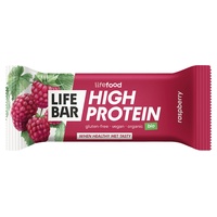 Barra de proteína orgânica sabor framboesa 40 g - Lifefood