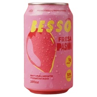 Refresco prebiótico BESSO fresa pasión