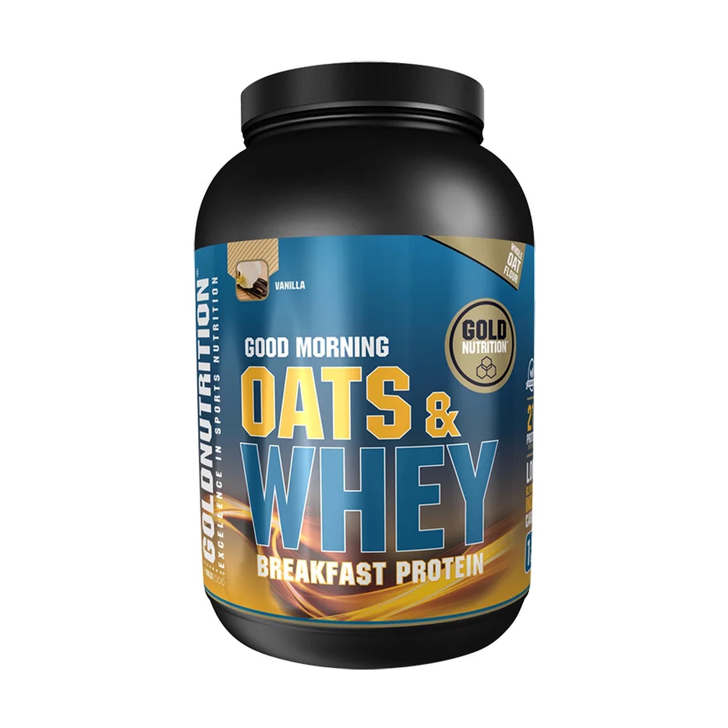 Oats and Whey Protein 1 kg de polvo (Vainilla) de Gold Nutrition