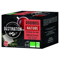 Té rooibos sudáfrica 20 bolsitas infusoras de 2g - Destination Bio | Natural Doctor