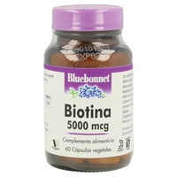 Biotina 60 cápsulas de 5000 mcg Bluebonnet | Natural Doctor