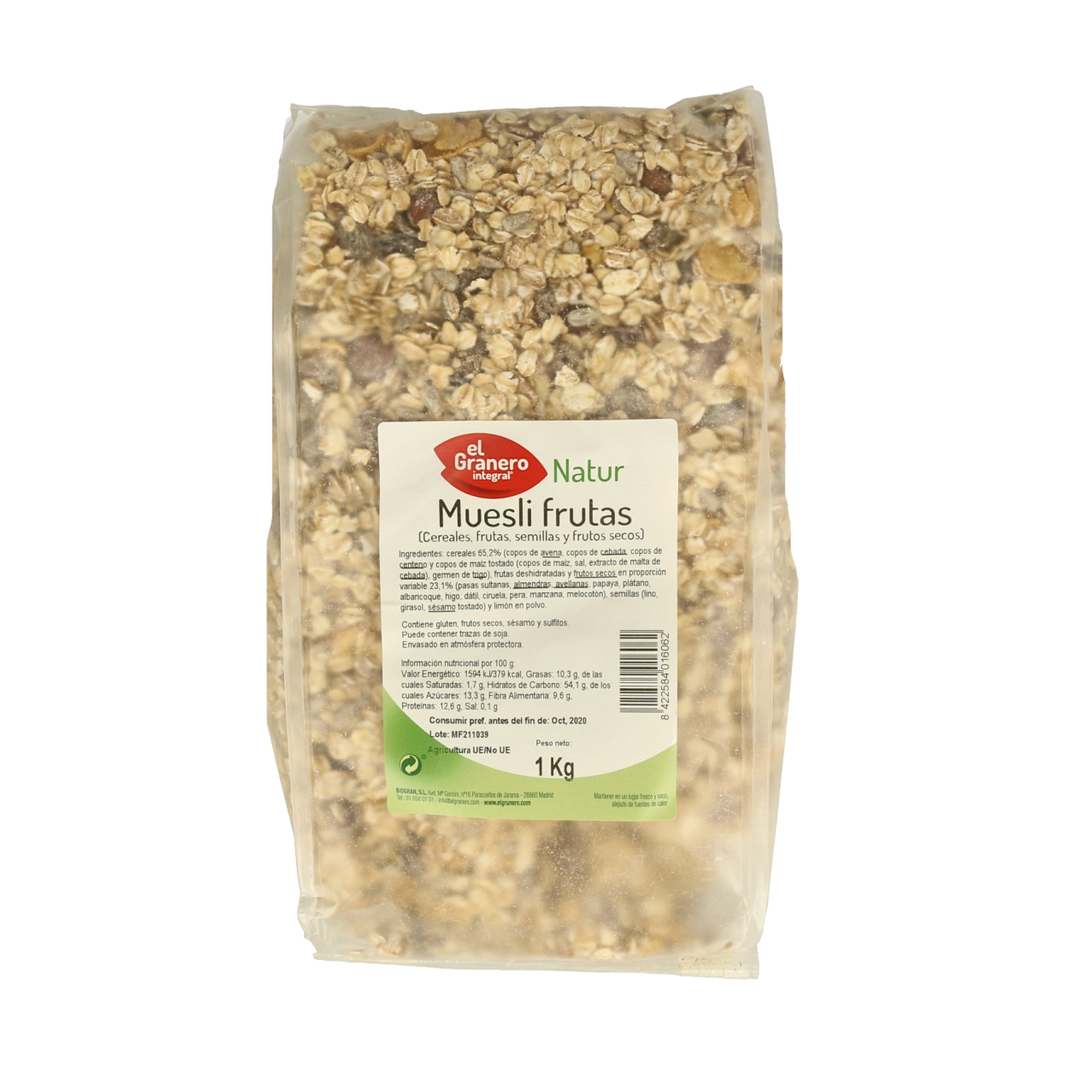 MUESLI FRUTAS 1KG