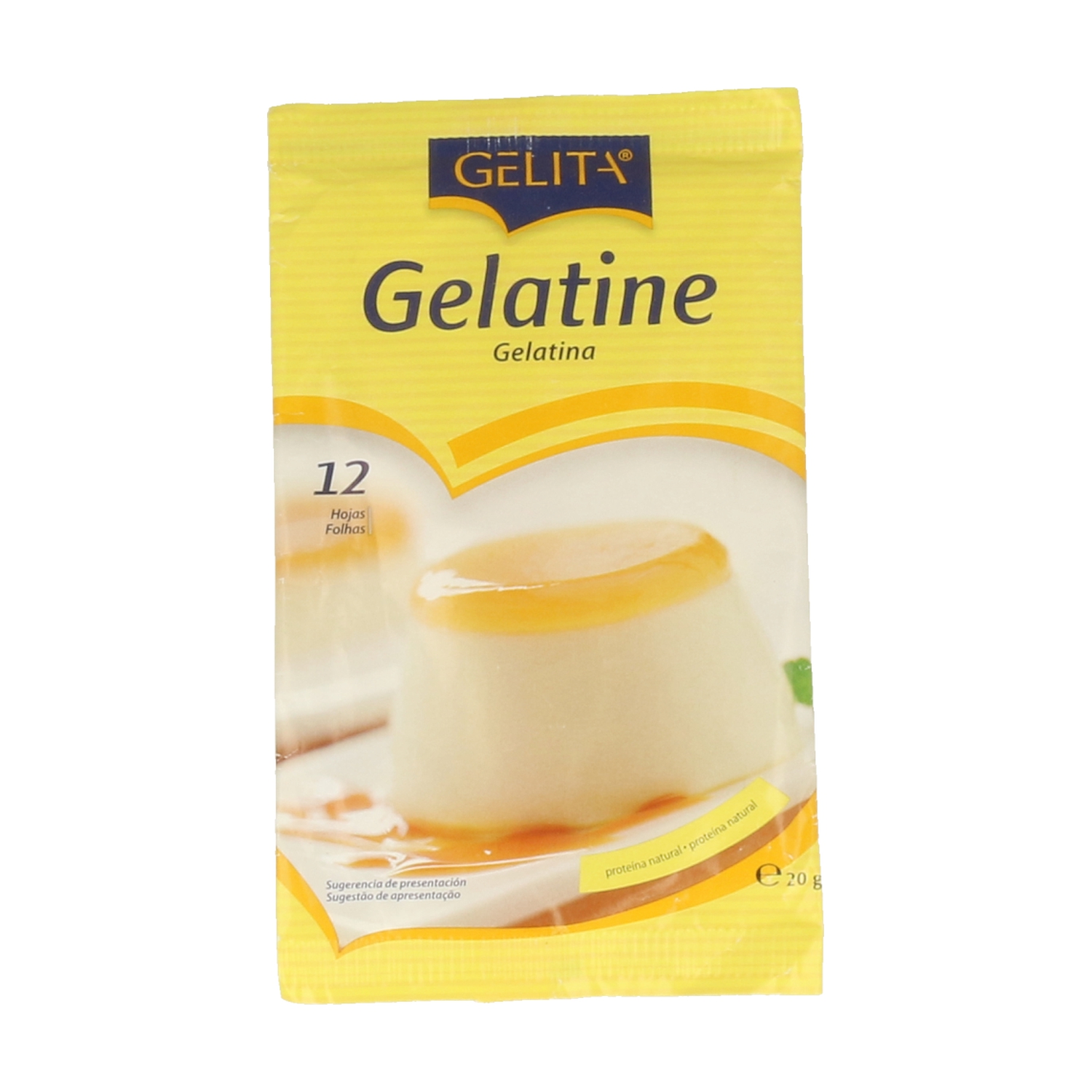 Gelatina Blanca Laminas 1 sobres de Ofistrade Naturitas