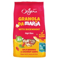 Marias granola med kokoschips och Bio gojibär