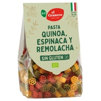 Těstoviny quinoa, špenát a řepa bezlepkové bio