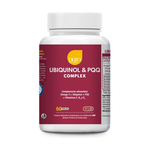 Buy Ubiquinol & pqq complex 60 softgels Puro Omega | Naturitas