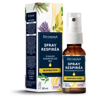 Spray Respiréa con aceites esenciales 30 ml de aceite esencial (Eucalipto - Menta - Lavanda) - Dietaroma | Natural Doctor