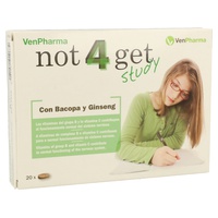Not4Get Study 20 comprimidos Venpharma | Natural Doctor