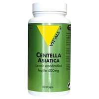 Extracto estandarizado de centella asiática 400 mg 60 cápsulas vegetales - Vitall + | Natural Doctor