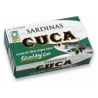 Sardinhas em azeite virgem extra biológico 125 g - Cuca