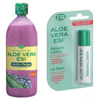 Aloe vera de arándano + Barra de labios 1 L - ESI | Natural Doctor