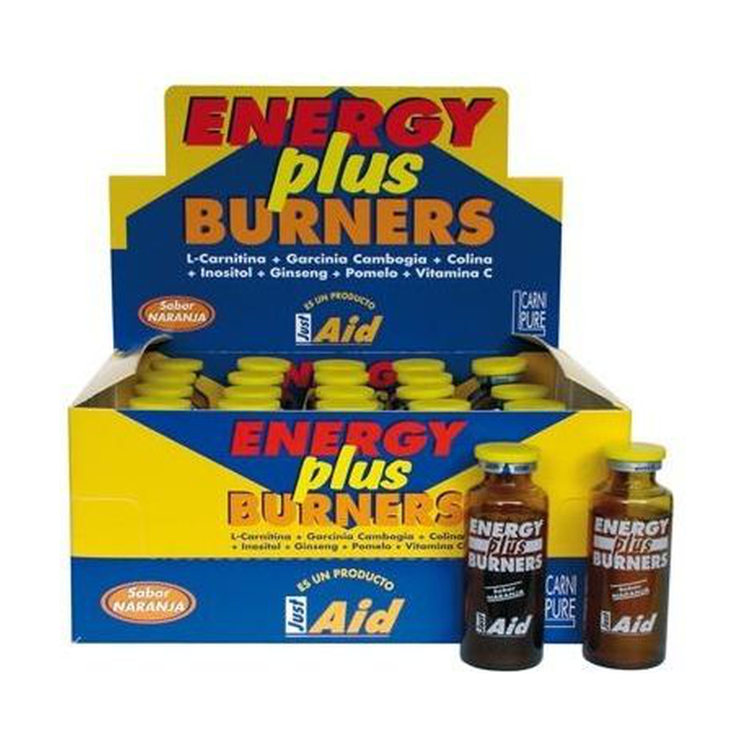 Energy Plus Burners 20 viales de 30ml de Just Aid Naturitas