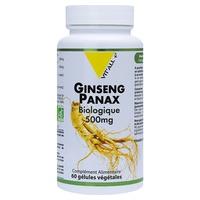 Panax Ginseng orgánico 60 cápsulas - Vitall + | Natural Doctor