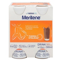 Meritene fuerza y vitalidad Drink chocolate 4 unidades de 125ml - Meritene | Natural Doctor