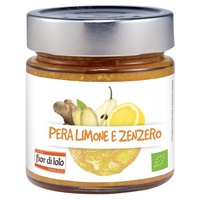 Compota de pera, limão e gengibre 250 g - Fior di Loto