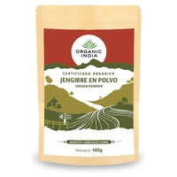 Jengibre en polvo ecológico 100 g de polvo - Organic India | Natural Doctor