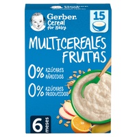 Mingau de frutas multigrãos 0% açúcares, bebê +6m