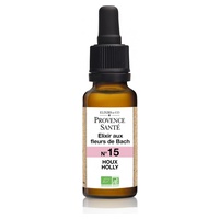 Elixir flores de bach Acebo bio 20 ml de elixir floral - Provence Sante | Natural Doctor