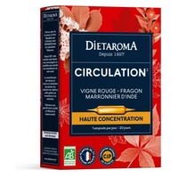 Alta concentración piernas ligeras Vid Roja 20 ampollas de 10ml - Dietaroma | Natural Doctor