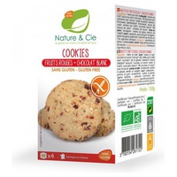 Biscoitos Frutas vermelhas Chocolate branco 150 g - Nature & Cie