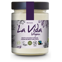 Vitt veganskt kokospålägg