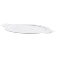 Vitt porslinslock 16cm för kastruller och stekpannor (2g)