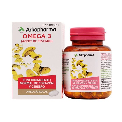Buy Arkocápsulas Omega 3 Fish Oil 100 capsules Arkopharma | Naturitas