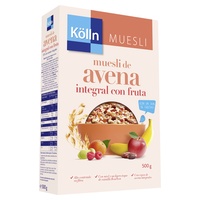 Muesli de aveia integral com frutas 500 g (Mel - Frutos - Aveia) - Kölln