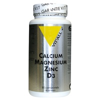 Calcium Magnesium Zinco D3 90 comprimidos - Vitall +